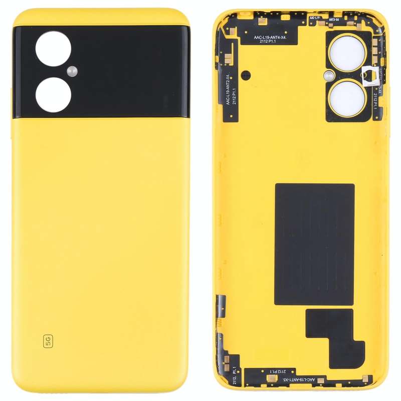 Original Battery Back Cover for Xiaomi Poco M4 5G / Poco M4 5G (India) / Redmi Note 11R(Yellow)