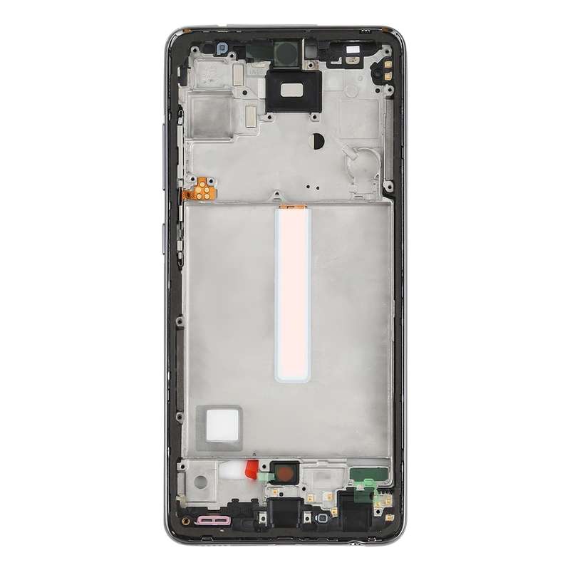 For Samsung Galaxy A52  Middle Frame Bezel Plate (Black)