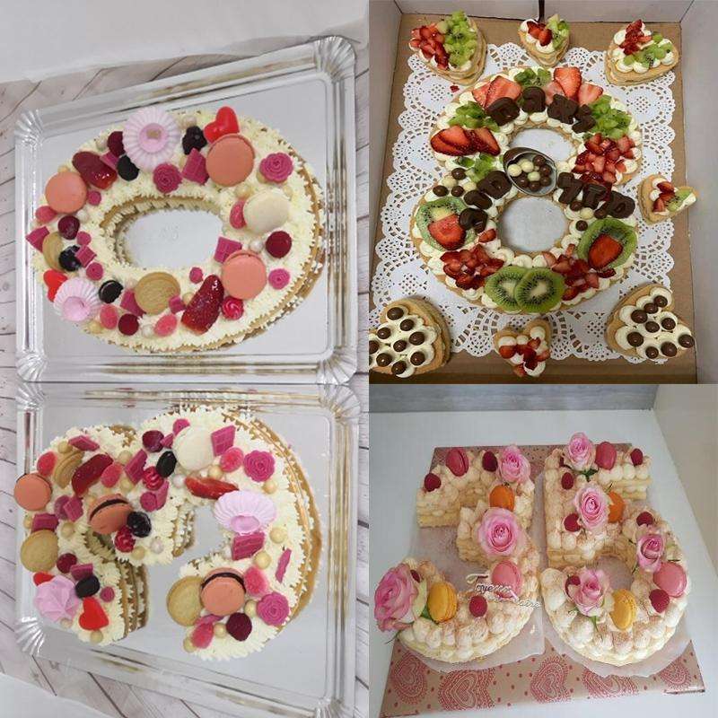 2 PCS Numbers Cake Mold Cake Decorating Tools(1#58149)