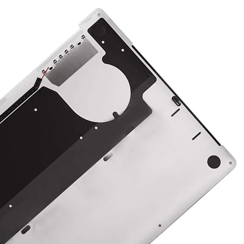 Bottom Cover Case for Macbook Pro Retina 15 inch A1990 2018 2019 EMC3215 EMC3359(Silver)