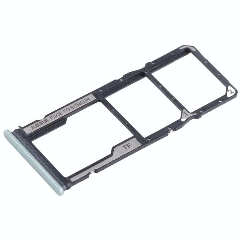 For Xiaomi Poco C65 SIM Card Tray + SIM Card Tray + Micro SD Card Tray (Green)