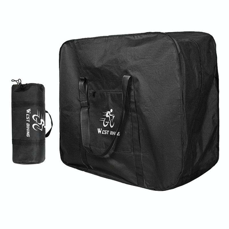 WEST BIKING Folding Bicycle Bag Bicycle Storage Bag Small Black