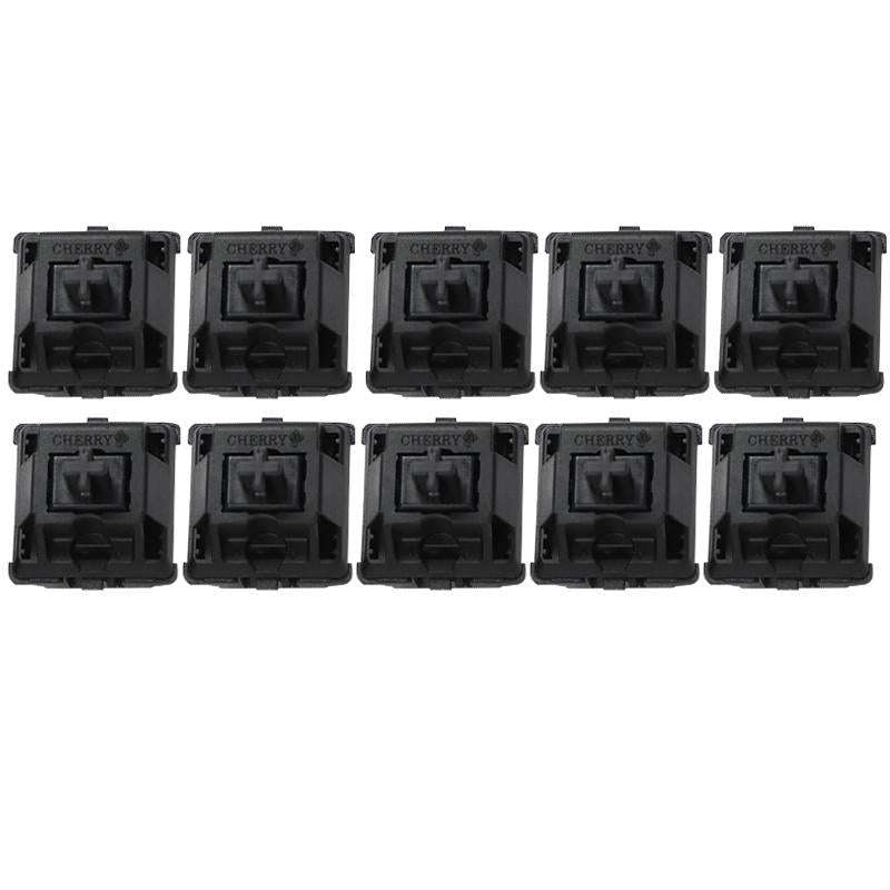 10PCS Cherry Shaft MX Switch Linear Keyboard Shaft, Color: Black Shaft
