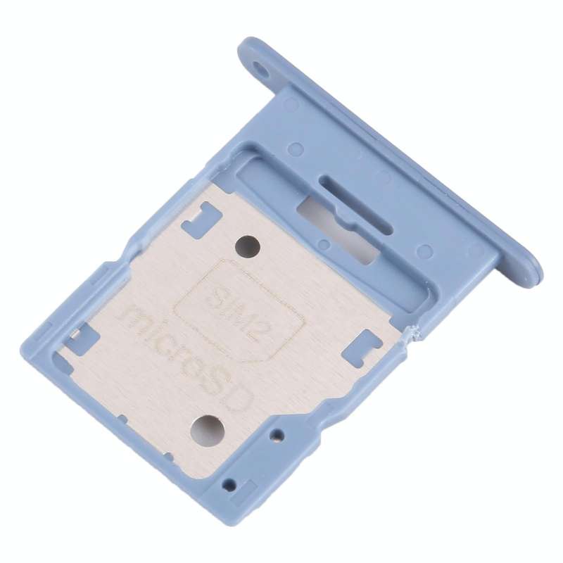 For Samsung Galaxy A15 4G SM-A155F Original SIM Card Tray + SIM / Micro SD Card Tray (Blue)