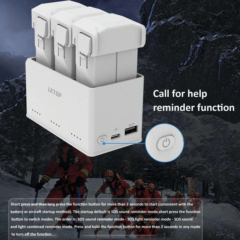 For DJI Mini 4 Pro / Mini 3 Pro Drone LKTOP 37W Two Way Charging Hub