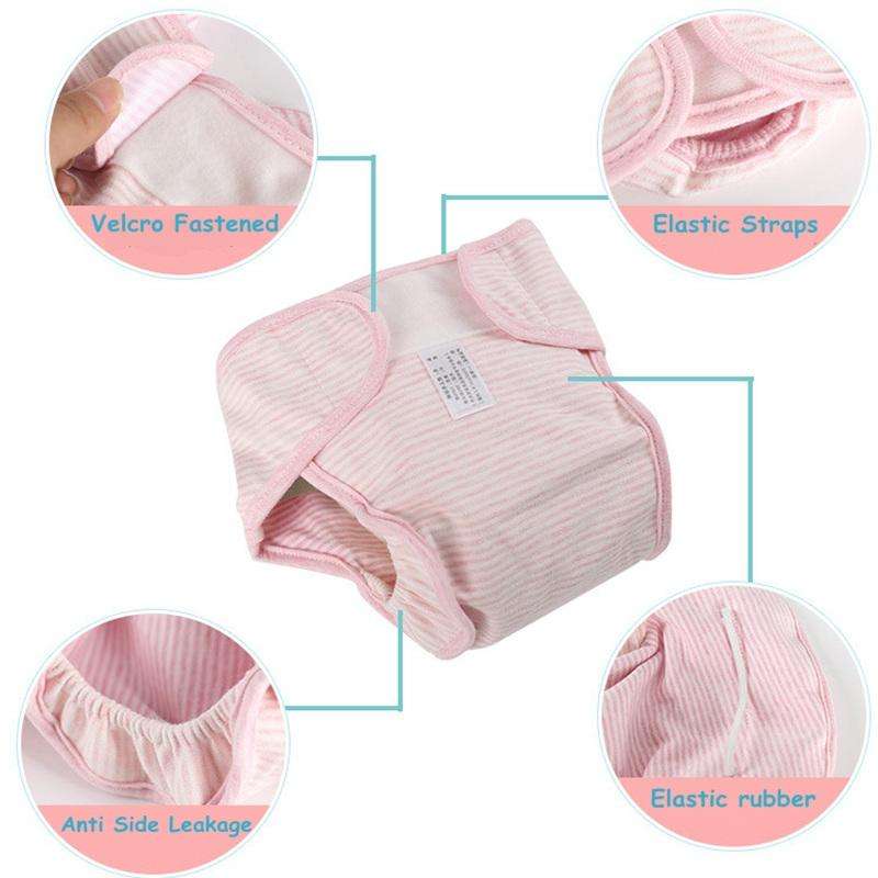 Natural Colored Cotton Breathable Adjustable Baby Waterproof Leak-proof Cloth Diaper, Specificati...