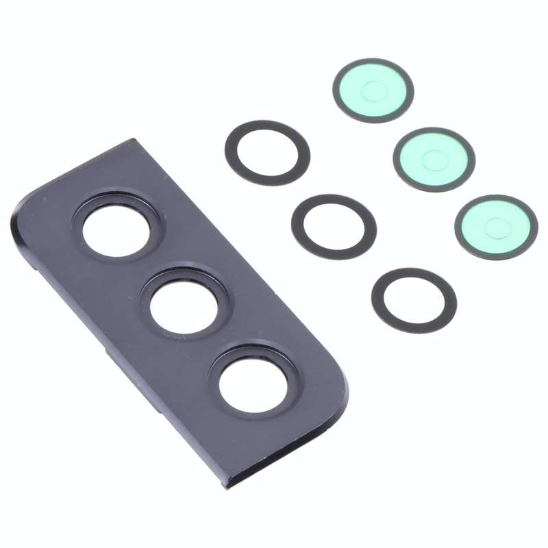 For Samsung Galaxy S21 5G SM-G991 10pcs Camera Lens Cover (Black)
