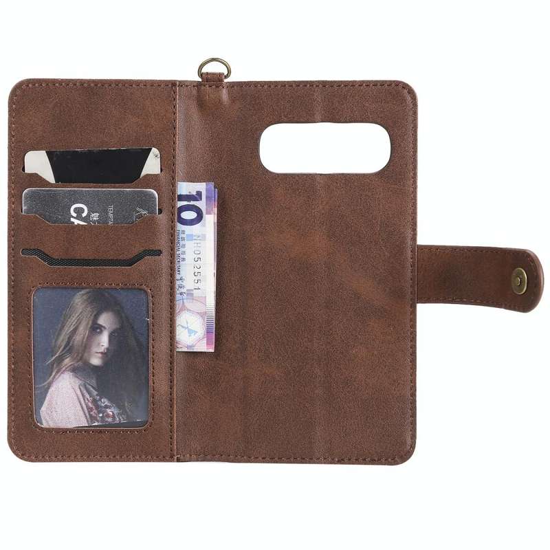 For Galaxy S10 Multifunctional Detachable Magnetic Horizontal Flip Leather Case with Card Slots &...