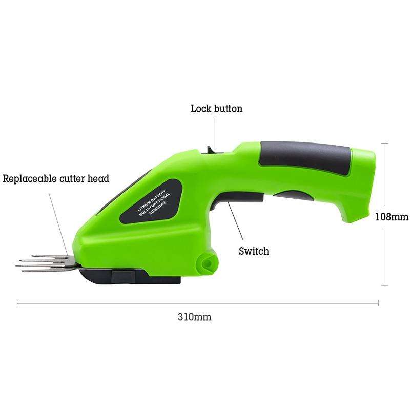 HILDA 3 In 1 Motorized Fence Trimmer Li-Ion Pruning Tools, Voltage: 7.2V