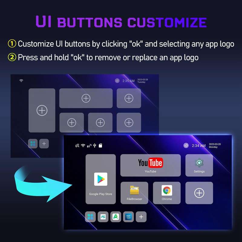 H96 Max W2 4K Ultra HD Android 11.0 Smart TV Box with Remote Control, Amlogic S905W2 Quad-Core, 4...