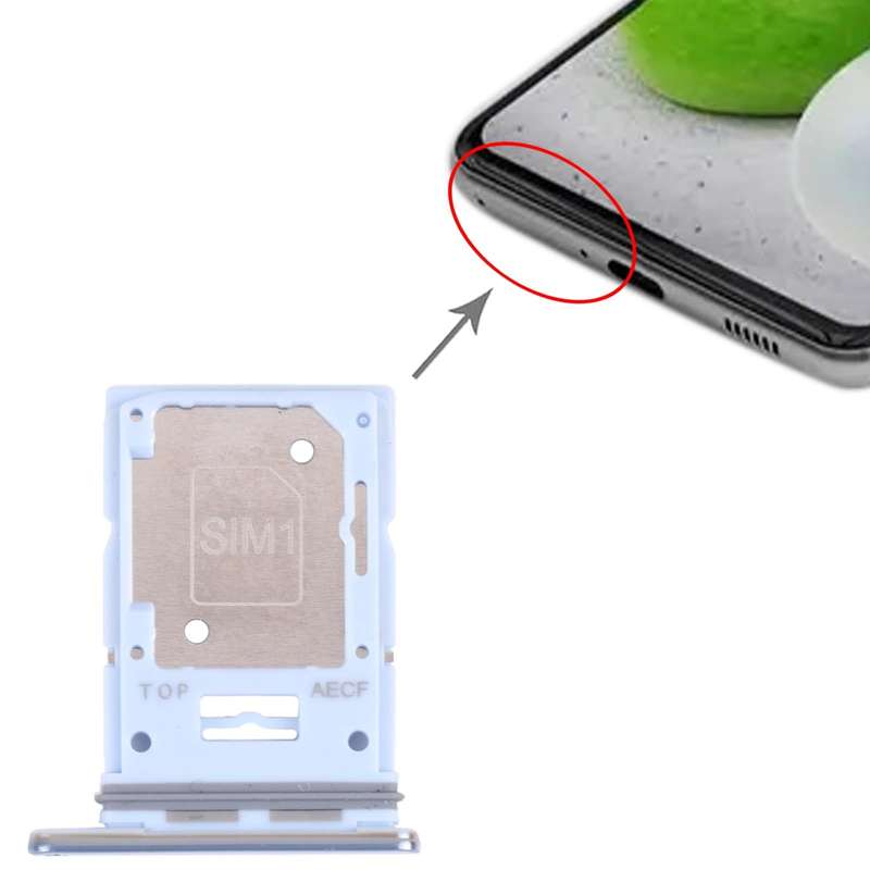 For Samsung Galaxy A53 5G SM-A536B Original SIM Card Tray + SIM Card Tray / Micro SD card tray (B...