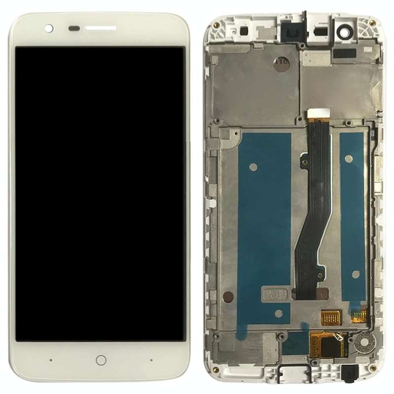 OEM LCD Screen for ZTE Blade V8 Lite  Digitizer Full Assembly with FrameWhite)