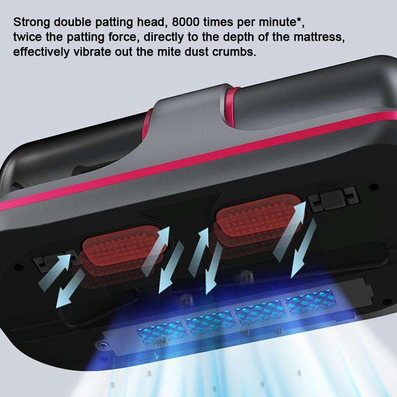 100W 8000 Pa Wireless Charging Mite Removal Instrument Vacuum Cleaner UV Sterilization Machine(Pu...