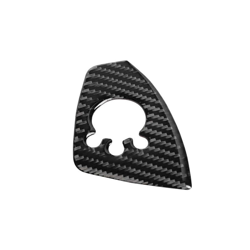 Car Carbon Fiber Door Button Decorative Sticker for Audi TT 8n 8J MK123 TTRS 2008-2014, Right Dri...