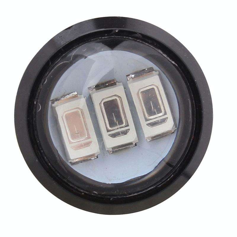 2 PCS 22.5mm 1.5W 150LM Blue Light 3 LED SMD 5630 Spotlight Eagle Eye Light Daytime Running Light...