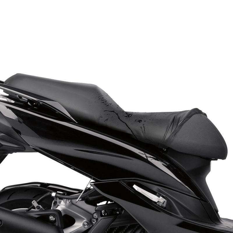 MC1004 Motorcycle Sun Protection Dustproof Rain Seat Cover, Specification: M(Black)