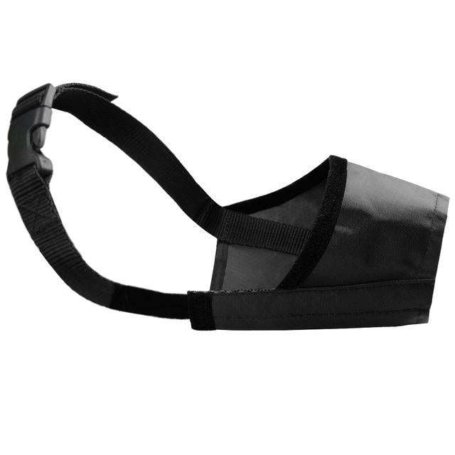 Pet Supplier Dog Muzzle Breathable Nylon Comfortable Soft Mesh Adjustable Pet Mouth Mask Prevent ...