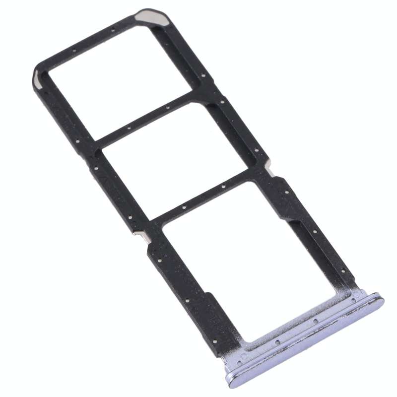 For OPPO A56 5G SIM Card Tray + SIM Card Tray + Micro SD Card Tray (Purple)