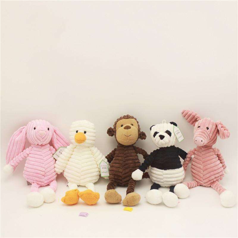 Striped Animal Plush Toy Doll Creative Animal Doll, Type:Monkey, Height:15cm