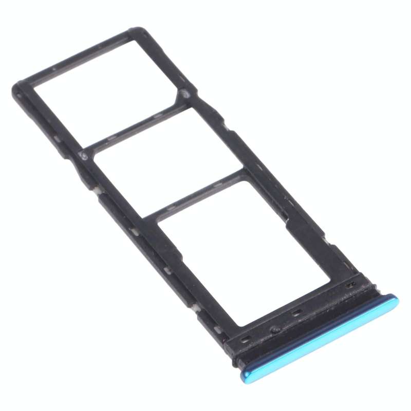 For infinix Note 8 X692 SIM Card Tray + SIM Card Tray + Micro SD Card Tray (Green)