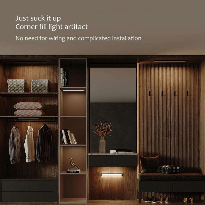 20cm Original Xiaomi Youpin YEELIGHT LED Smart Human Motion Sensor Light Bar Rechargeable Wardrob...