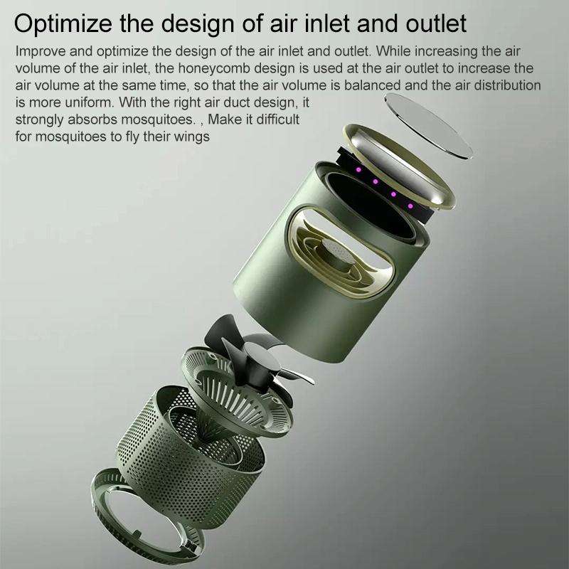 Original Xiaomi Youpin DYT-16S Night Catcher Mosquito Killer Lamp Support Mijia APP(White)
