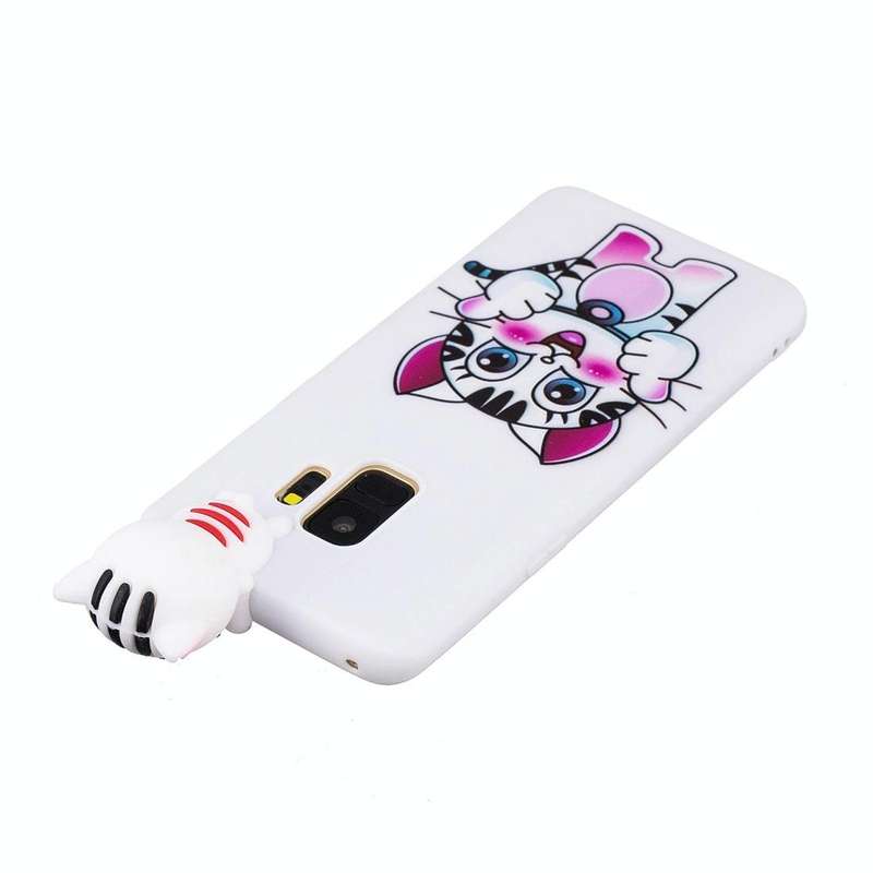 For Galaxy S9 Shockproof Cartoon TPU Protective Case(Cat)