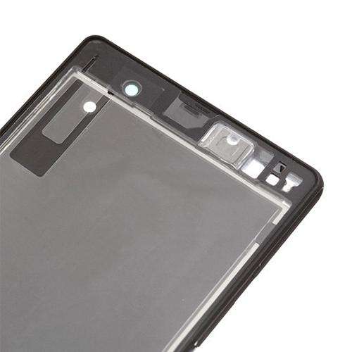 Front Housing LCD Frame Bezel Plate  for Sony Xperia Z / L36h / C6602 / C6603(Black)