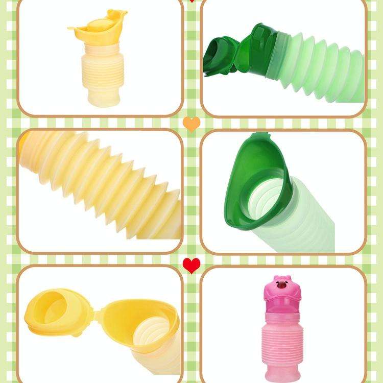 Portable Child Adult Car Outdoor Emergency Urinal(Green Frog)