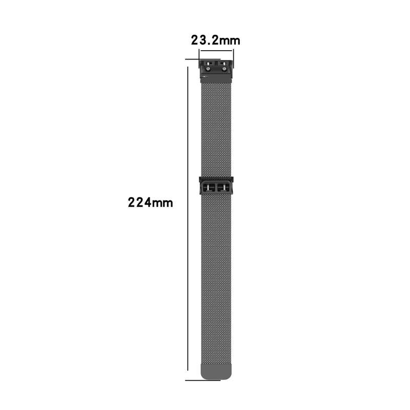 For Garmin Forerunner 35 / 30 Milanese Watch Band(Rose Pink)