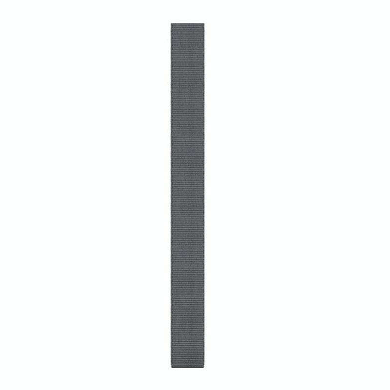 For Garmin Fenix 6 22mm Knitted Nylon Loop Watch Band(Grey)