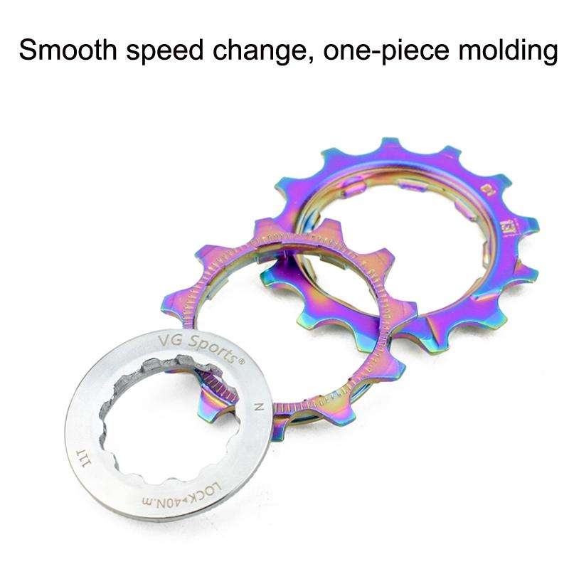 VG Sports Split Mountain Bike Lightweight Cassette Flywheel, Style:10 Speed 42T