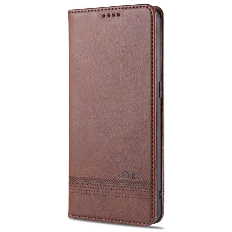 For Oppo Reno5 5G AZNS Magnetic Calf Texture Horizontal Flip Leather Case with Card Slots & Holde...