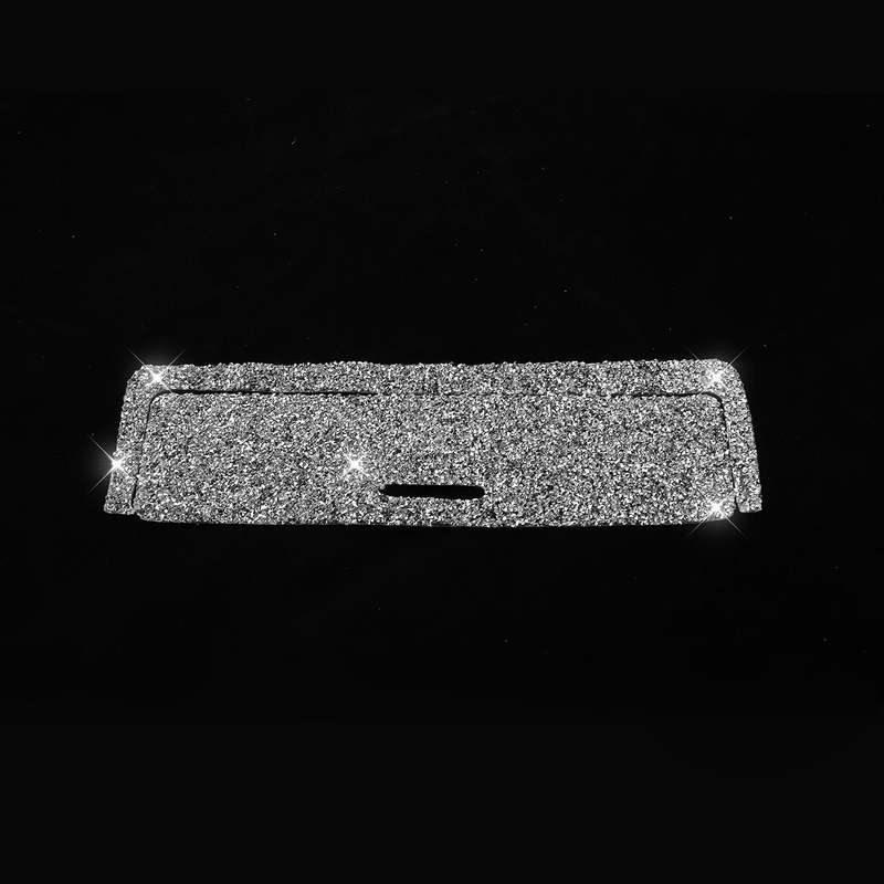 For BMW Series 3 E46 1998-2005 Car Gear Button Frame Diamond Decoration Sticker, Left Drive