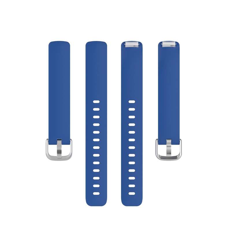 For Fitbit Inspire 2 TPE Watch Band, Size:S(Dark Blue)