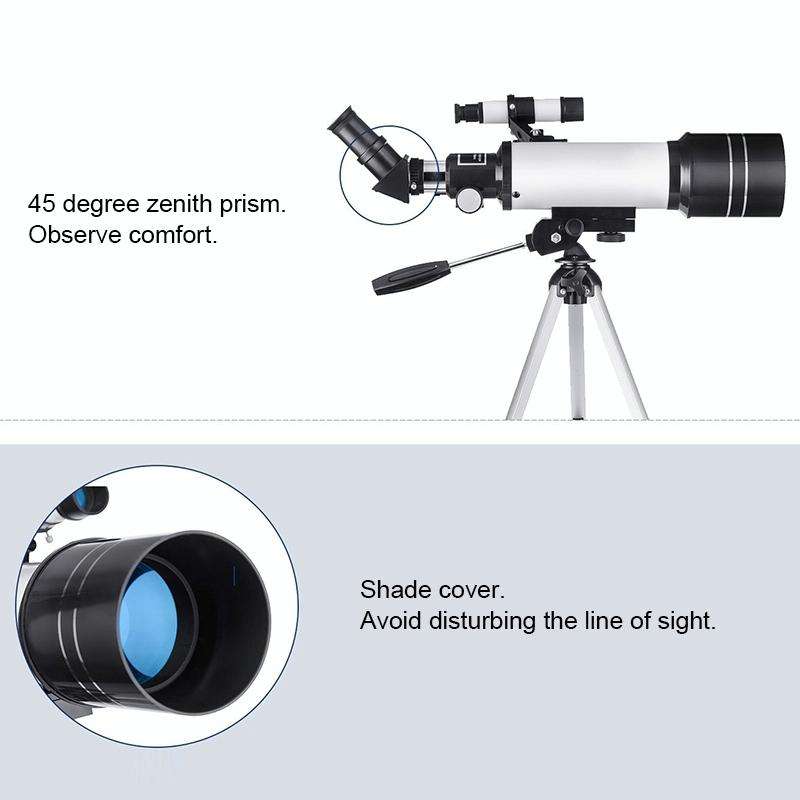 WR852 16x/66x70 High Definition High Times Astronomical Telescope with Tripod(Blue)