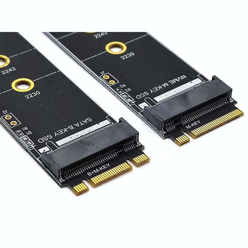 Key-B Riser Card For M.2 NGFF / PCIE / NVME SSD Protection Board Test Board