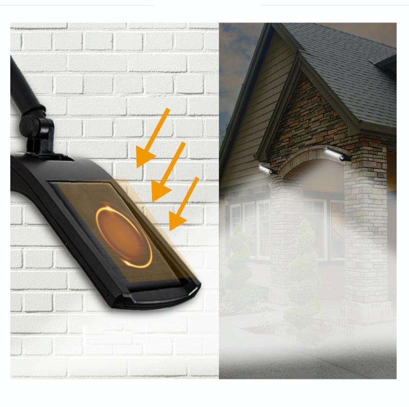Solar Lights Outdoor 36 LED Super Bright Solar Lamp 280LM Motion Sensor Security Lights Wireless ...