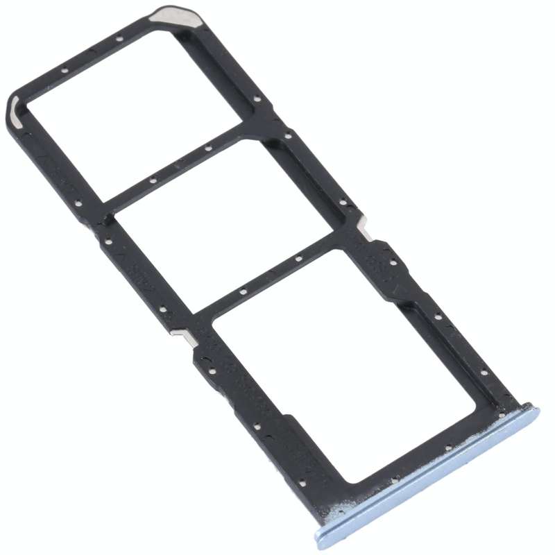 For OPPO K9x SIM Card Tray + SIM Card Tray + Micro SD Card Tray (Blue)