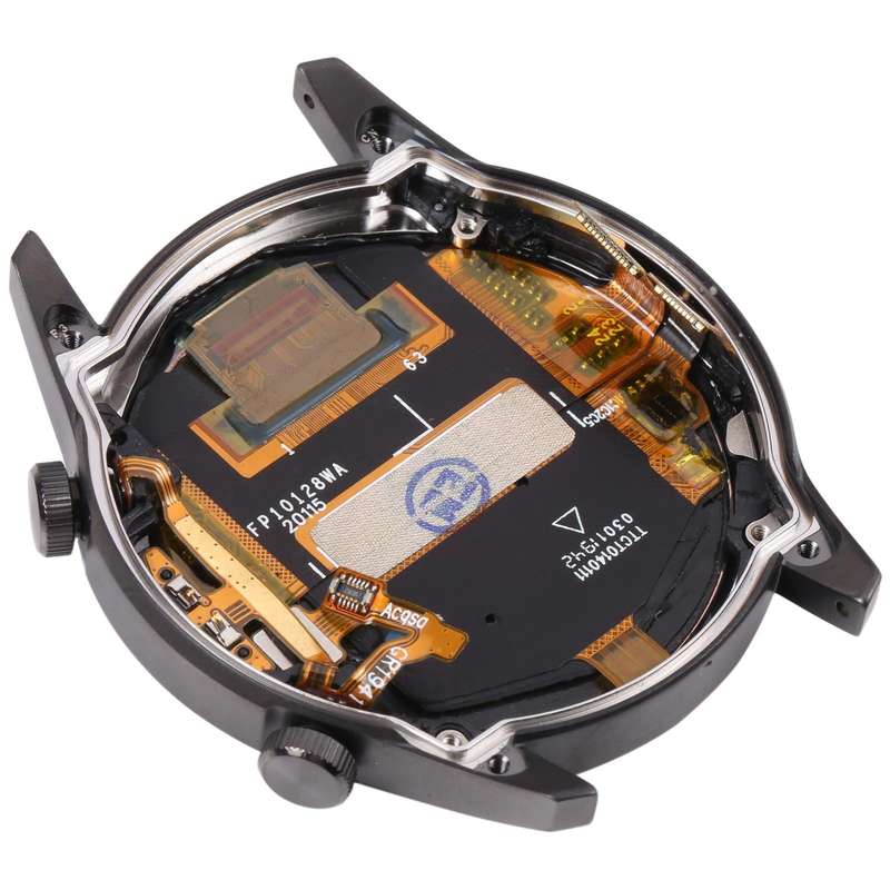 LCD Screen and Digitizer Full Assembly With Frame for Huawei Watch GT 2 46mm(Grey)