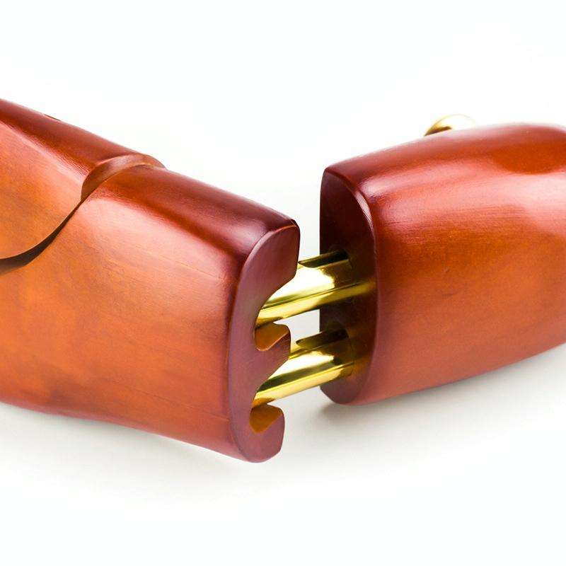 1 Pair Solid Wood Retractable Shoe Last Adjustable Shoe Supporter Shaping Moisture-Proof Shoe Sup...