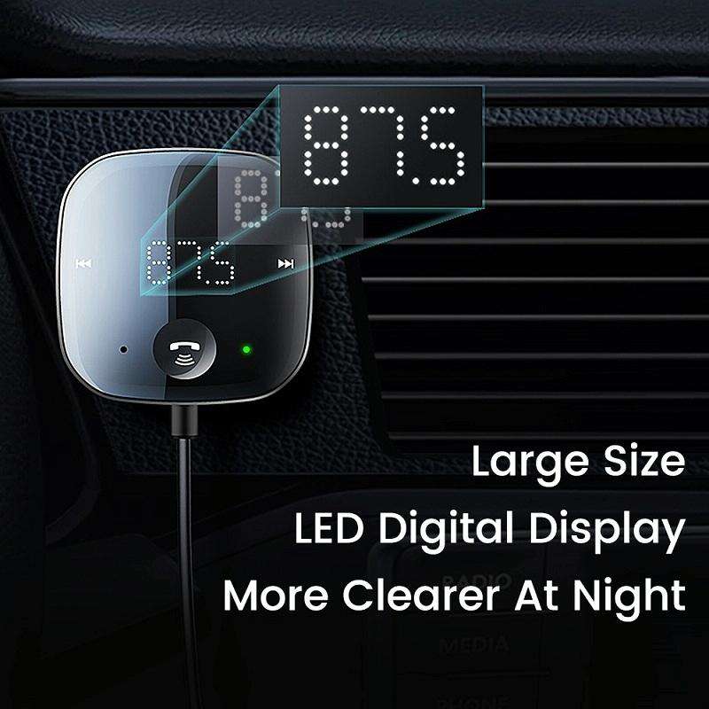 S-25 Car Bluetooth 5.0 MP3 Receiver Audio Converter FM Music Player
