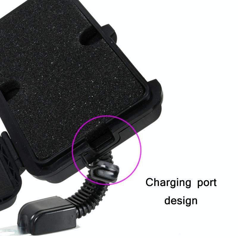 Motorcycle Bicycle Waterproof Mobile Phone Holder, Style: Flat Button (6.5 inch)