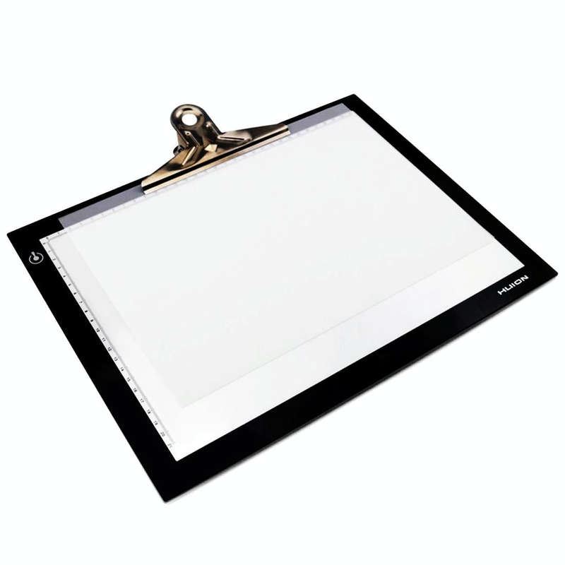 Huion L4S USB Portable 17.7 inch Ultra Slim Adjustable Brightness Art Craft Tattoo Tracing Light ...