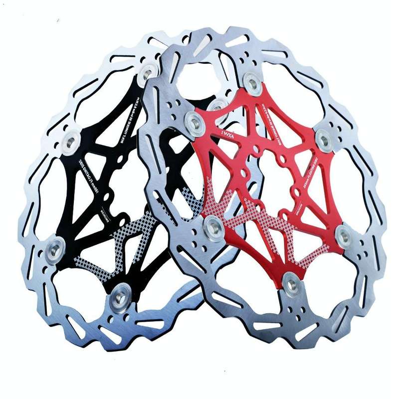 VXM Bicycle Mountain Bike Floating Brake Disc Brake 160mm(Black)(Black)