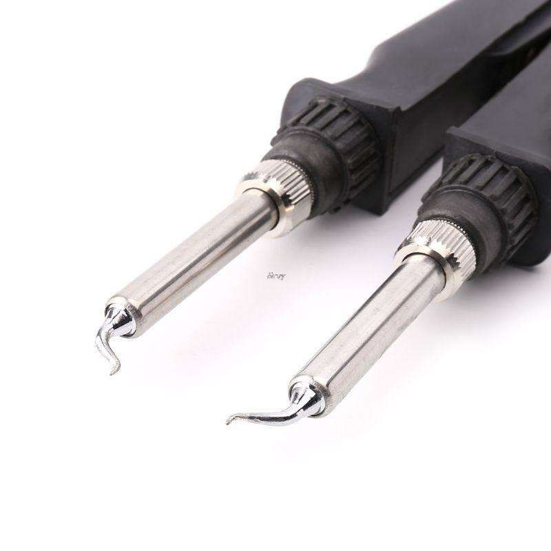 Double Soldering Iron Tweezers 902 Handle Pliers Electric Soldering Iron Clip Soldering Station A...