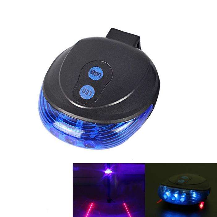 Bicycle Red LED Light Laser Night Mountain Bike Tail Light Taillight MTB Safety Warning Bicycle R...