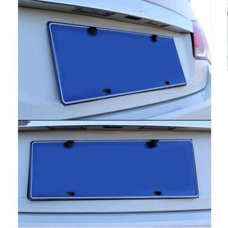 Stainless Steel License Plate Bracket Vehicle License Plate Bracket Bottom Plate Automobile Licen...
