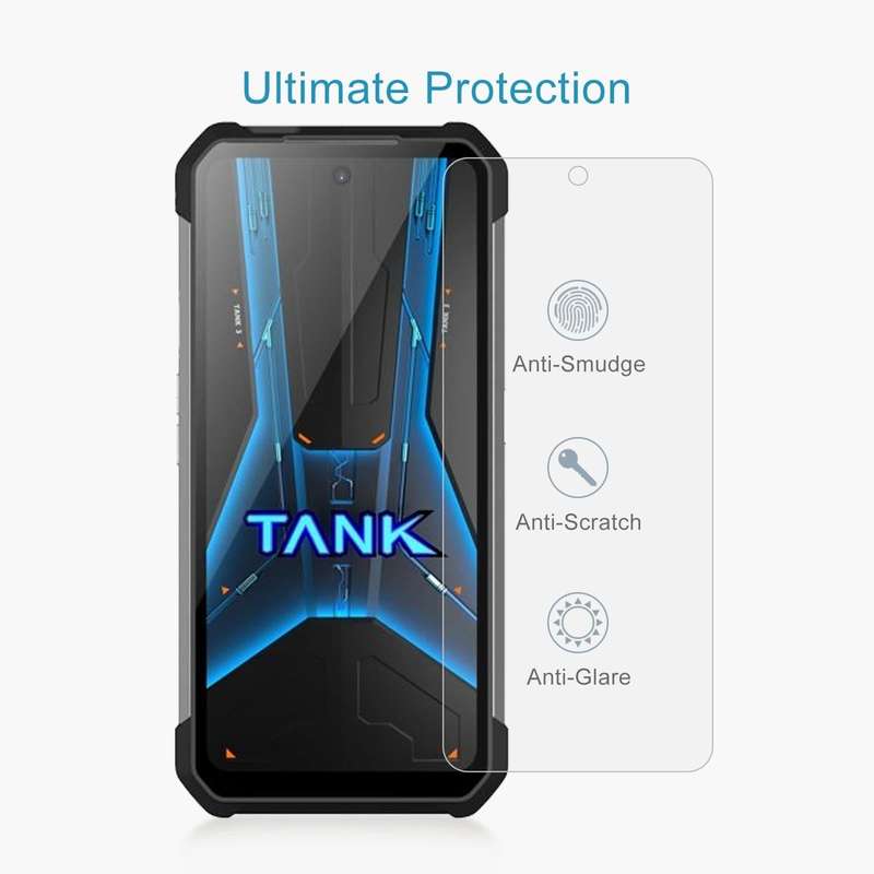 For Unihertz Tank 3 Pro 8849 50pcs 0.26mm 9H 2.5D Tempered Glass Film