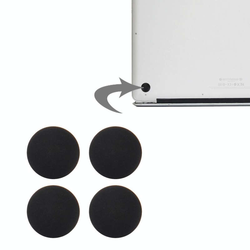 4 PCS for Macbook Pro Retina 13.3 inch & 15.4 inch (2012-Early 2015) A1398 & A1425 & A1502 Bottom...